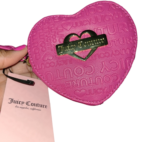 💕NWT Juicy Couture Heart Shaped Wallet💕 - Picture 1 of 7